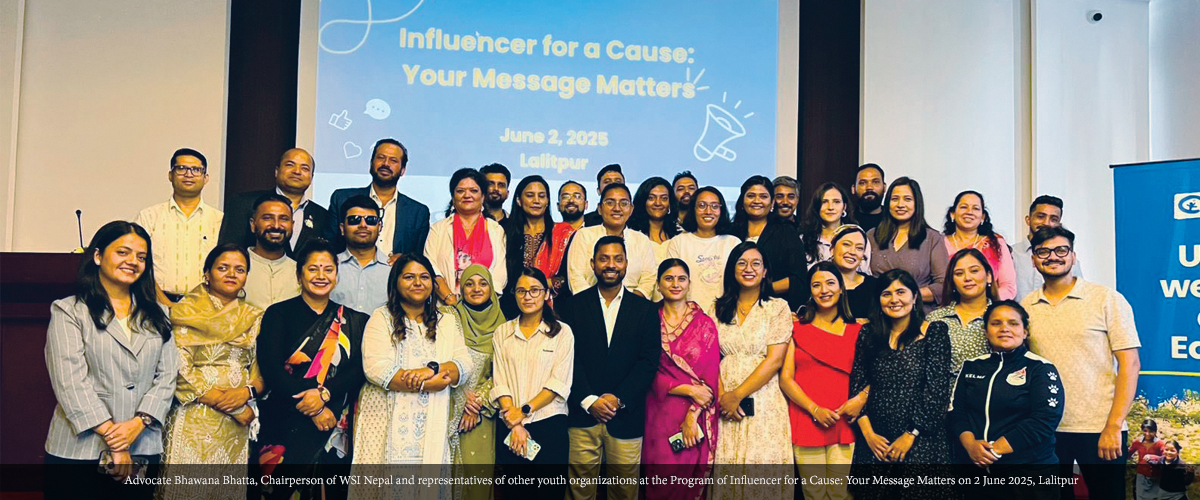 Influencer for a cause your message matters 2 June, 2025